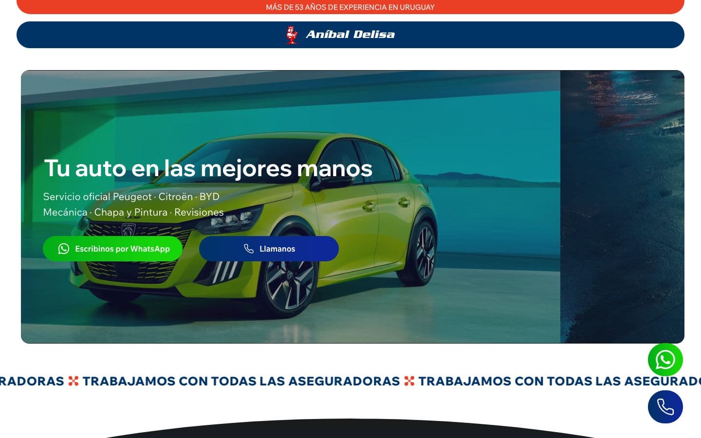 Website for Aníbal Delisa