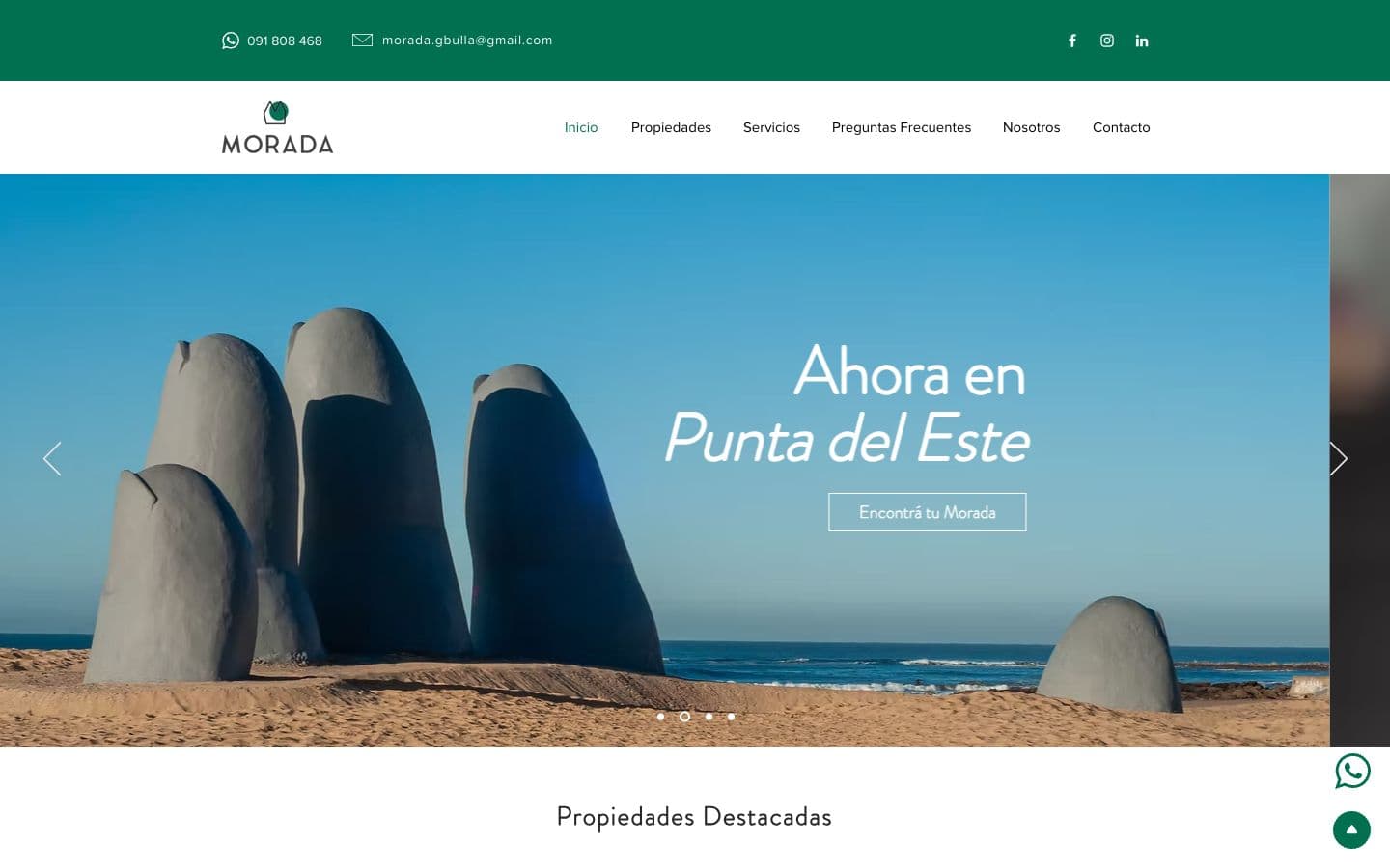 Website for Morada